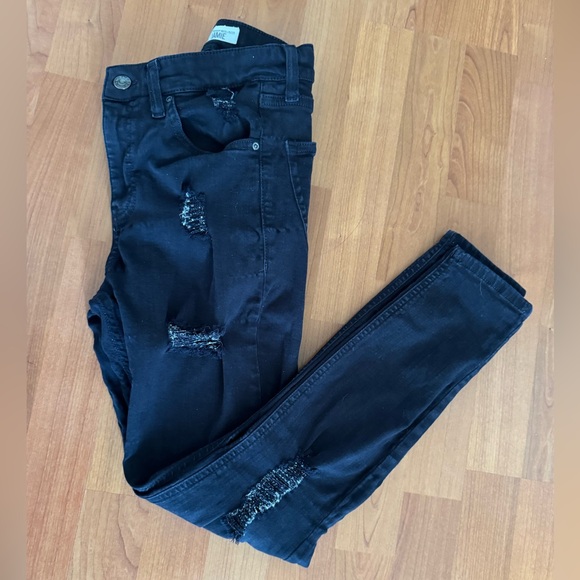 Topshop Moto/Petite JAMIE Jean,W28 L28, Black colors. - Picture 3 of 7